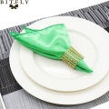 50pcs 12in Square Satin Fabric Table Napkin Set