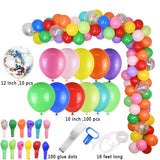 113Pcs Balloon Arch Garland Kit Multicolor Macaron Balloons