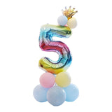 $12.99 Happy Birthday Foil Number Balloons