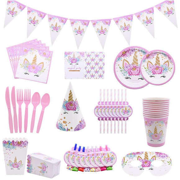 $9.99 and up Unicorn Disposable Tableware & Unicorn Party Supplies