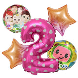 Cocomelon Theme Balloon Birthday Party Set & Decorations