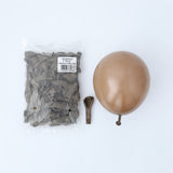 160pcs Macaron Balloons Garland Arch Kit Coffee Gray Blue