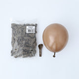 160pcs Macaron Balloons Garland Arch Kit Coffee Gray Blue
