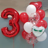 Big Foil Birthday Balloons Rose Gold Helium Number Balloon