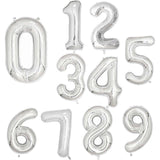 Big Foil Birthday Balloons Rose Gold Helium Number Balloon