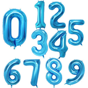 Big Foil Birthday Balloons Rose Gold Helium Number Balloon